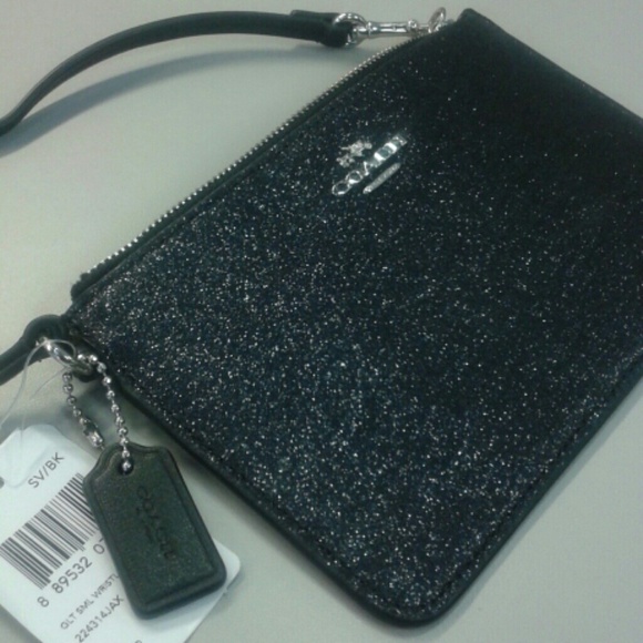 Coach Glitter Wristlet - Picture 1 of 4