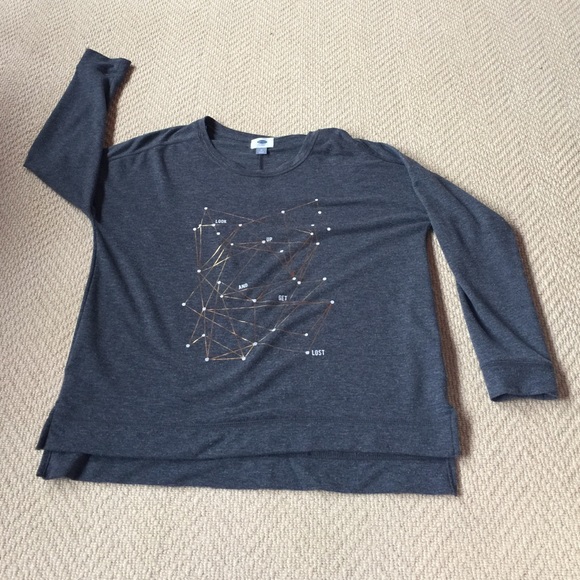 Comfy Grey Star Sweater
