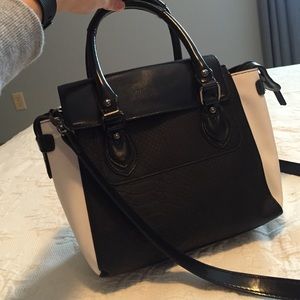 Black and white bag