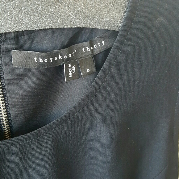 Theysken's Theory black peplum sheath dress - Picture 3 of 4