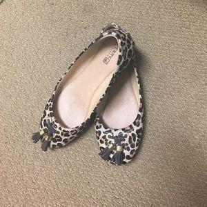 Sperry Top Sider cheetah print flats