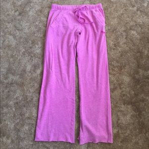 Pink sweatpants