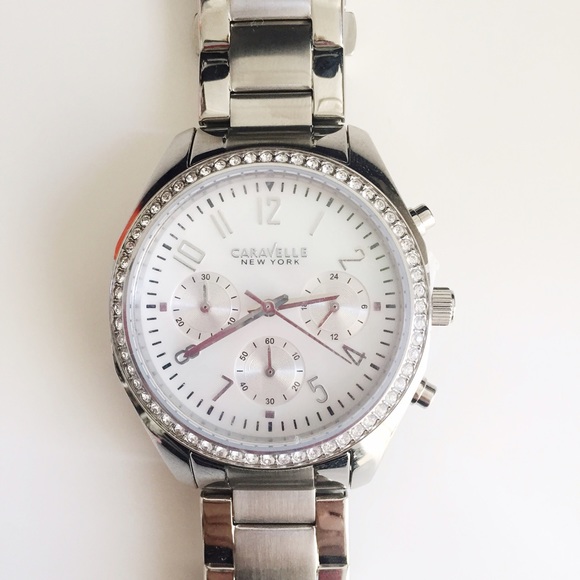 Caravelle New York Silver Watch
