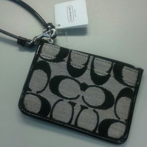 Coach Parker Signature ID Case