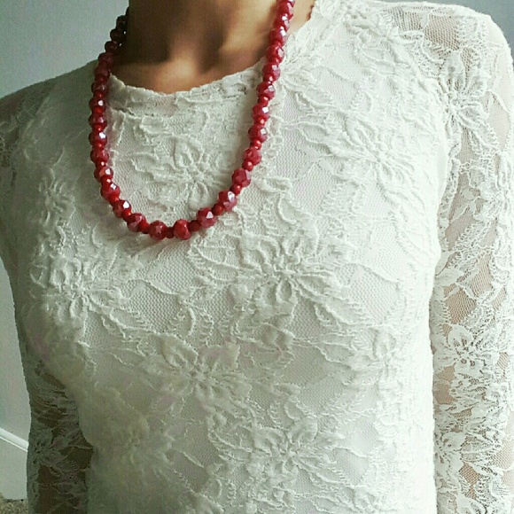 Nordstrom  Tops - Sunday Best Lace Sleeved Top