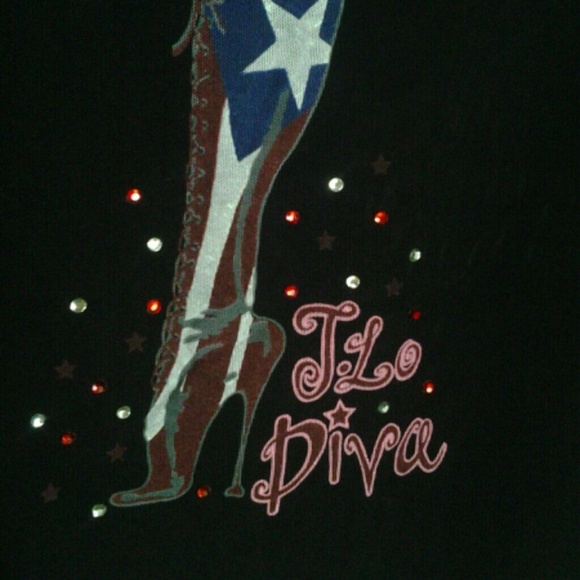 GREAT PRICE!!!! J.Lo black mesh tank - Picture 2 of 4