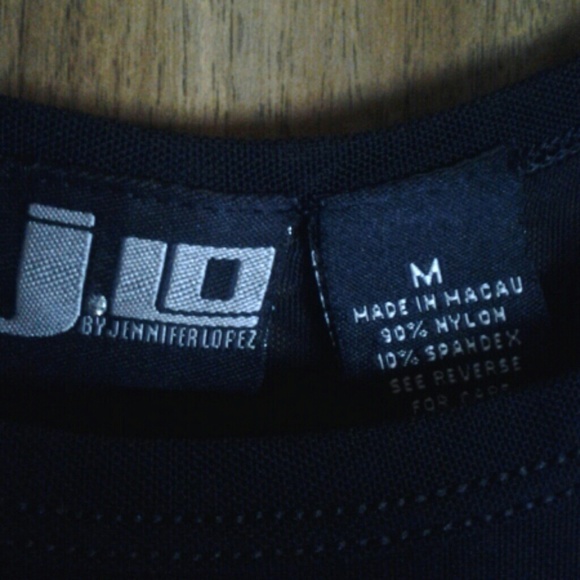 GREAT PRICE!!!! J.Lo black mesh tank - Picture 3 of 4