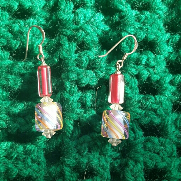 Pretty Beaded Dangle earrings