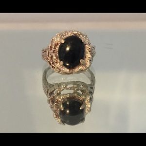 Beautiful Silver Onyx Ring