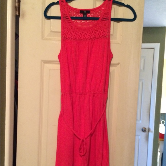 Pink Gap Midi-Dress- ONLY WORN ONCE