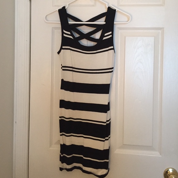 Black and white mini dress - Picture 1 of 3