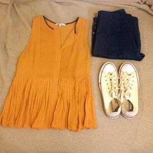 BB Dakota Orange Blouse