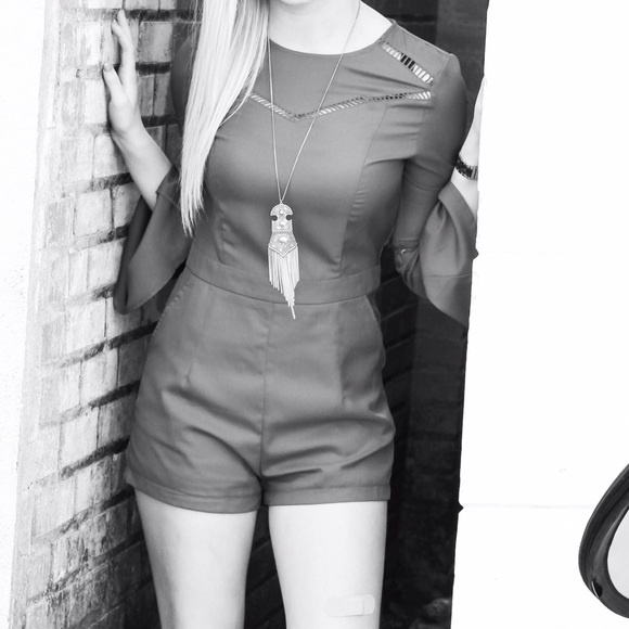 Maroon Romper - image 1