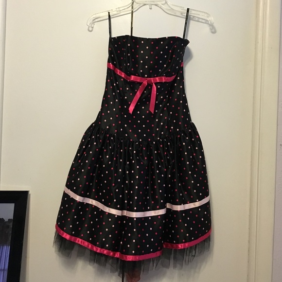 Petite strapless dress