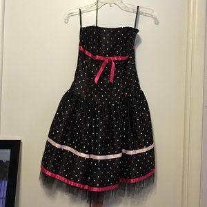 Petite strapless dress