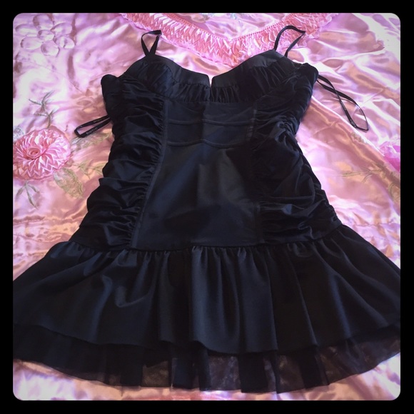 Designer Bebe black cocktail dress