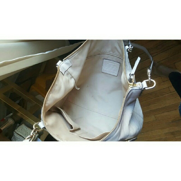 SOLD ON MERCARI Coach Embossed Leather handbag - Picture 4 of 4