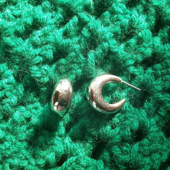 Classy Sterling Silver Earrings