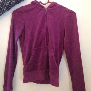 juicy couture zip up sweatshirt