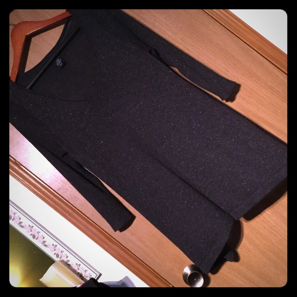 Dark Gray with Gold shimmer light Weight Tunic