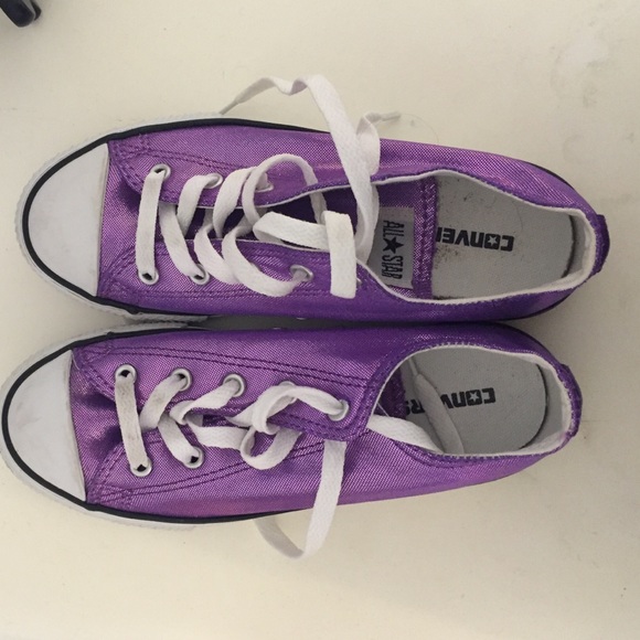 Converse Shoes - Purple converse