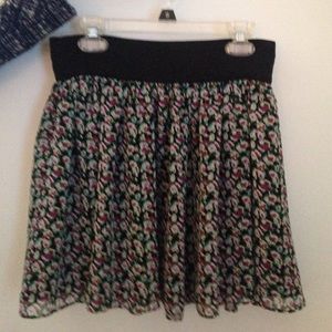 Forever 21 Floral Miniskirt