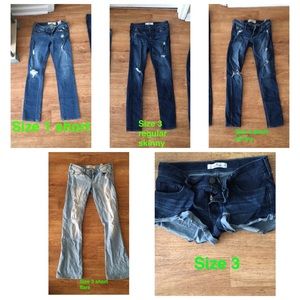 Jeans, shorts, yogas, leggings!