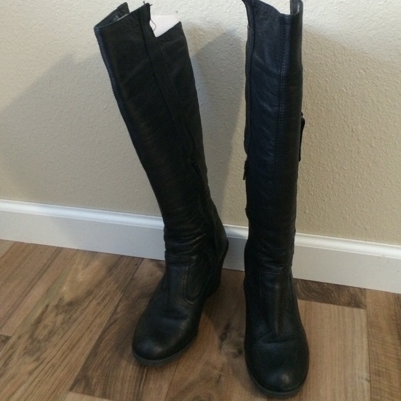 Macy's Shoes - ✨Reserved 4 @amazingday✨ Macy's black wedge boots