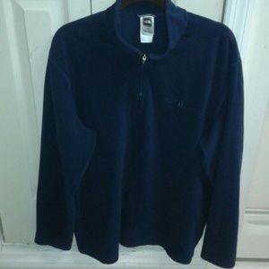 Mens Navy North Face Fleece