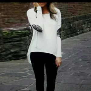 Super cute high low top!