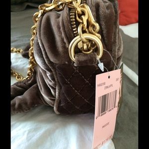 Juicy couture brown velvet bag