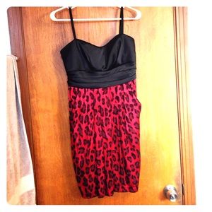 City Studio leopard dress