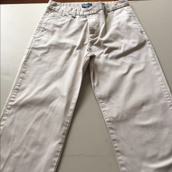 Boys flat front polo pants