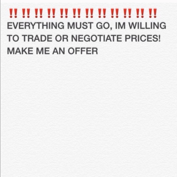 EVERYTHING MUST GO !