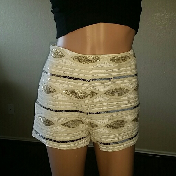 Hot sequin shorts