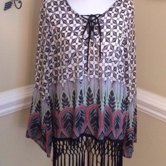 Francesca's fringe top