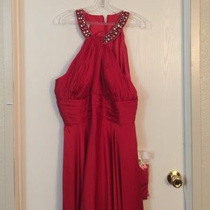 2X Red Evening Gown