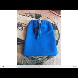 Burberry pouch bag leather new with