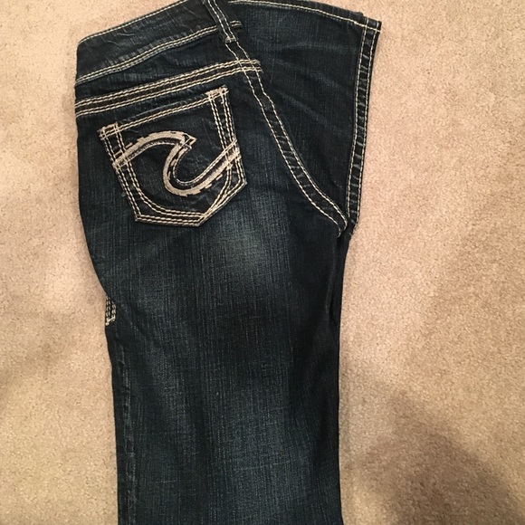 Silver jeans