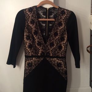 BEBE Magda Lace Dress