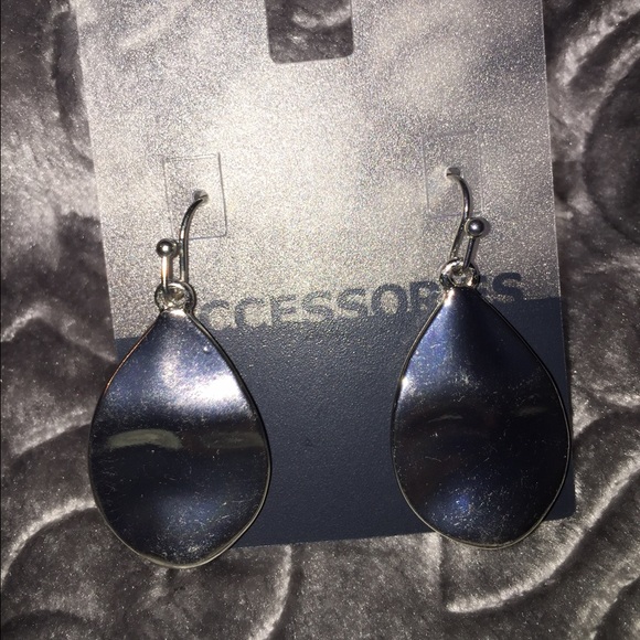 Old Navy Shiny Silver NWT Pierced Earrings