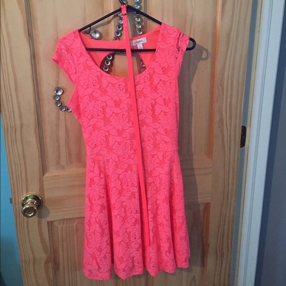 Pink Lace Dress