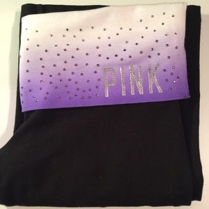 Victoria's Secret PINK bling ombre yoga pants