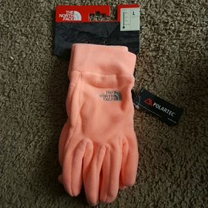 North face polartec gloves