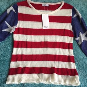 Tobi God Bless America Sweater