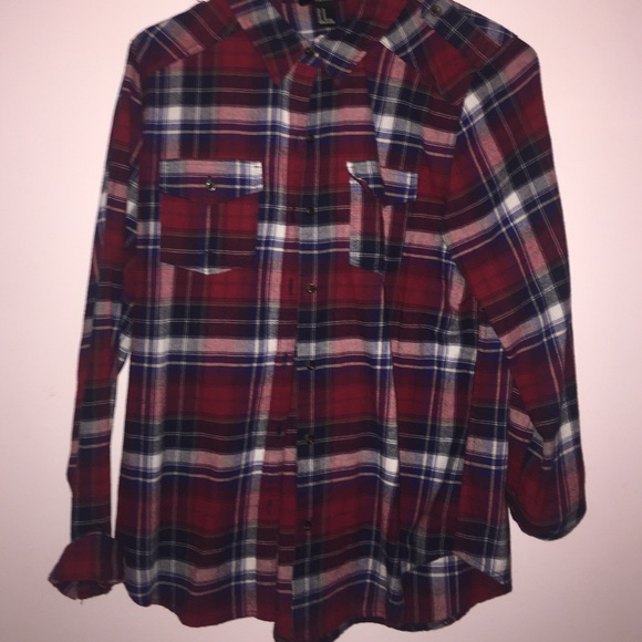 Flannel long sleeve shirt