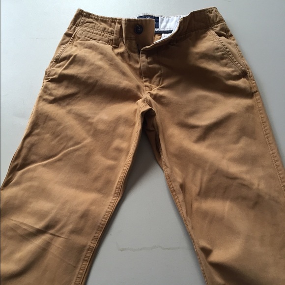AE boot cut flat front pants