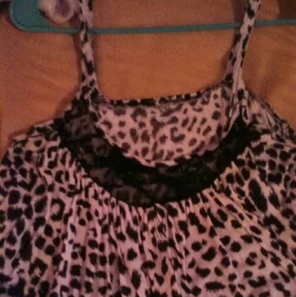 Leopard Lace Tank - Picture 2 of 4