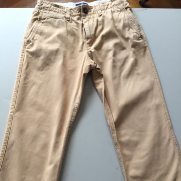 American Eagle flat front boot leg pants