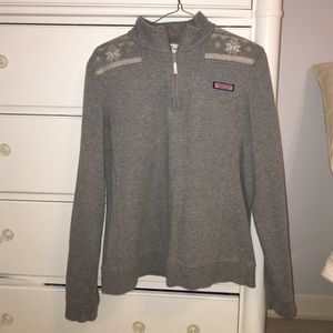 Gray vineyard vine shep shirt size M